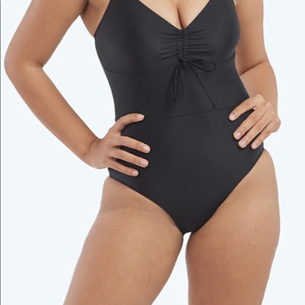 Summersalt Cinched One Piece in Black